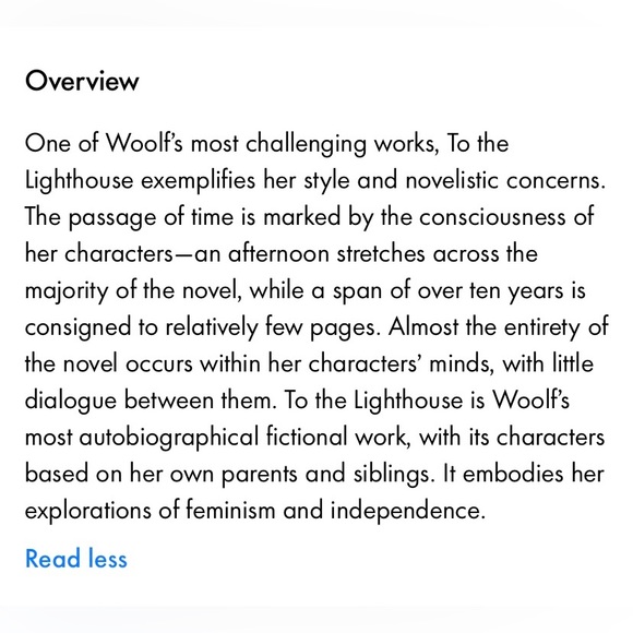 To the Lighthouse by Virginia Woolf - Picture 2 of 2